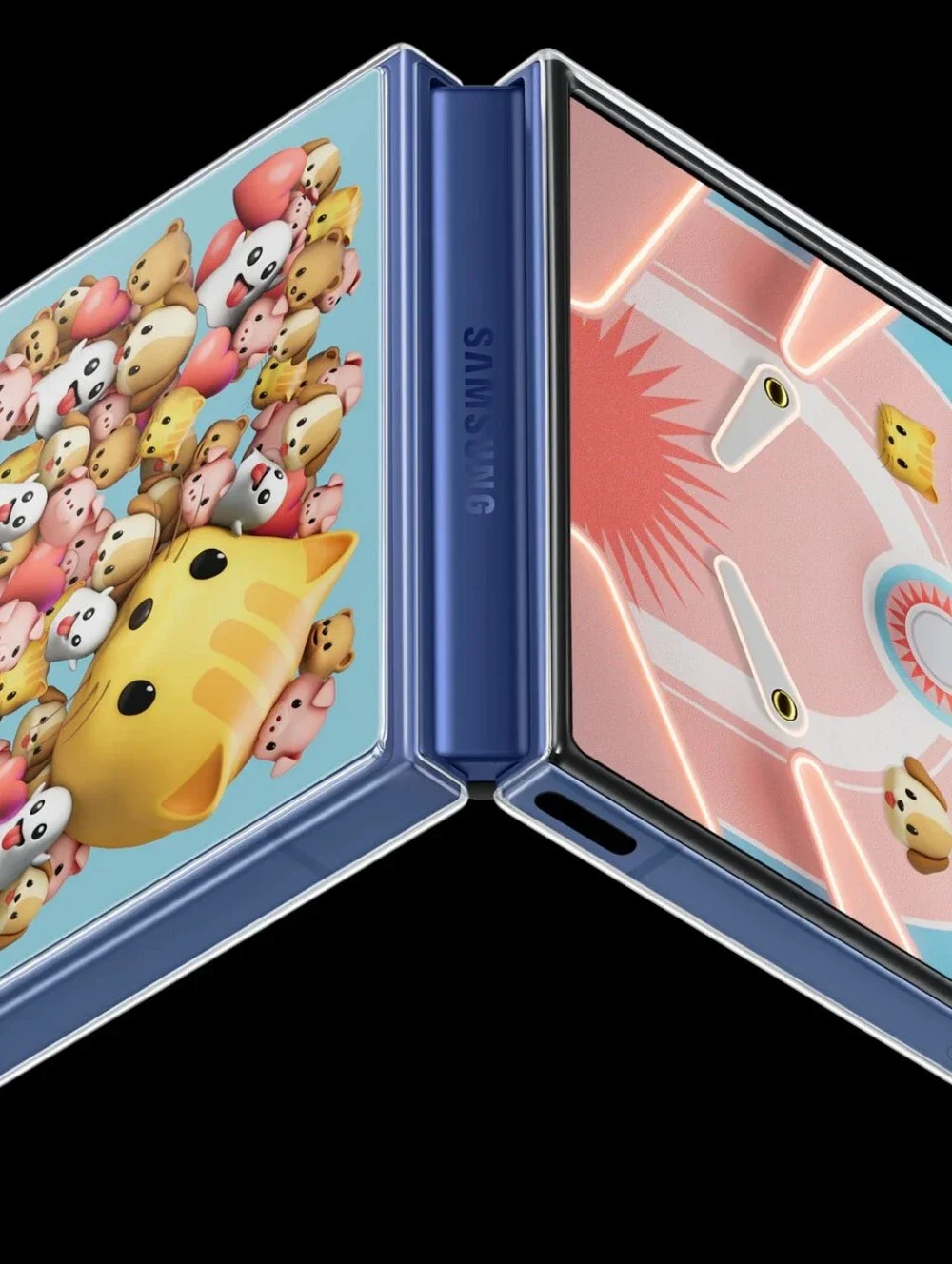 Samsung galaxy Z Flip7 Flipsuit, Transparent